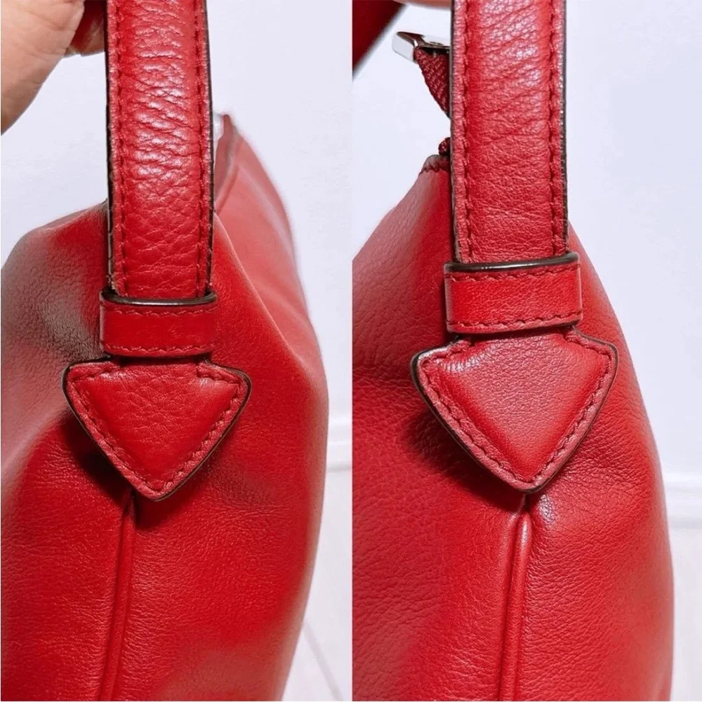 Loewe Red Leather Shoulder Bag - Picture 5 of 13
